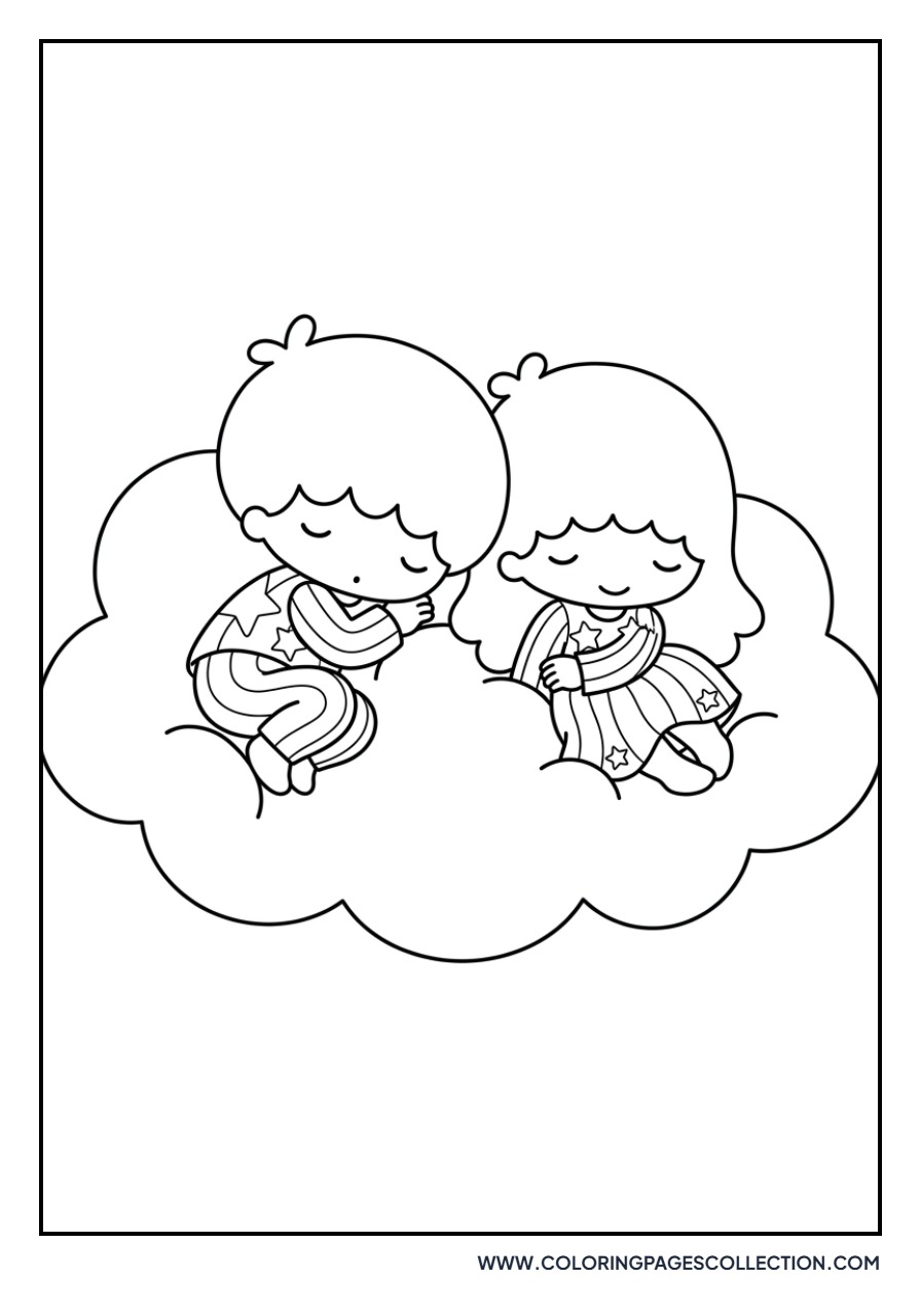 Little Twin Stars Dreamy Clouds