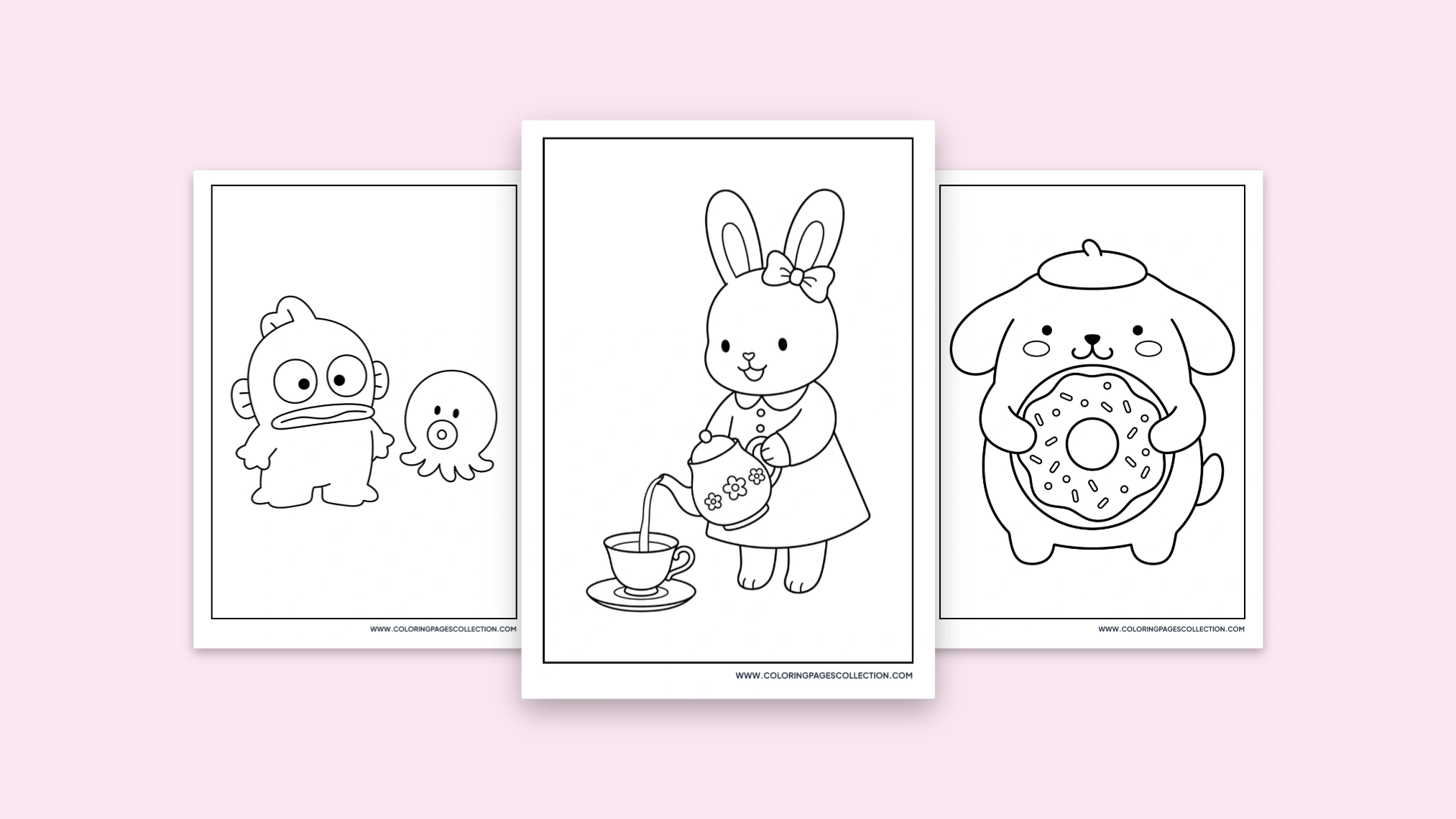 64+ Free Printable Sanrio Coloring Pages