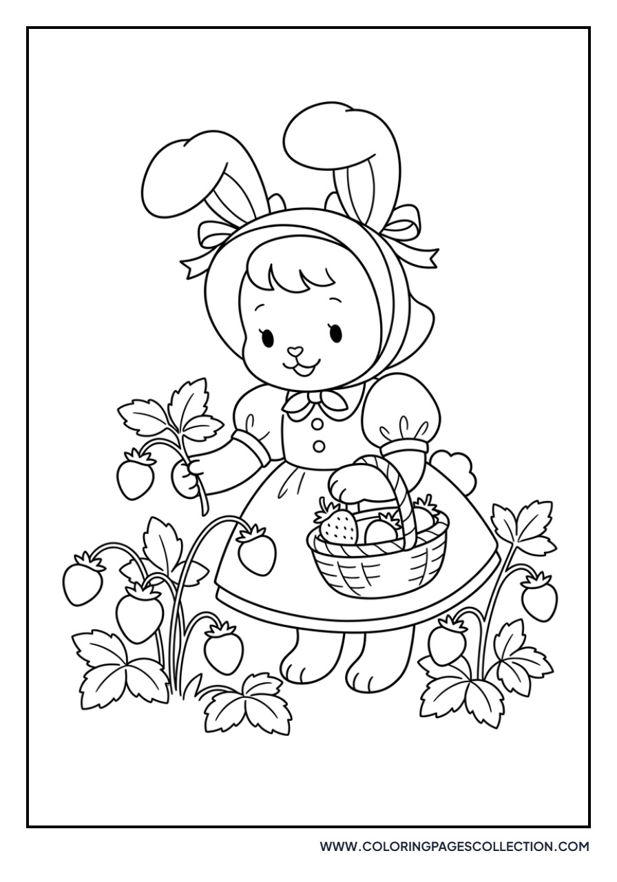Marroncream Picking Berries