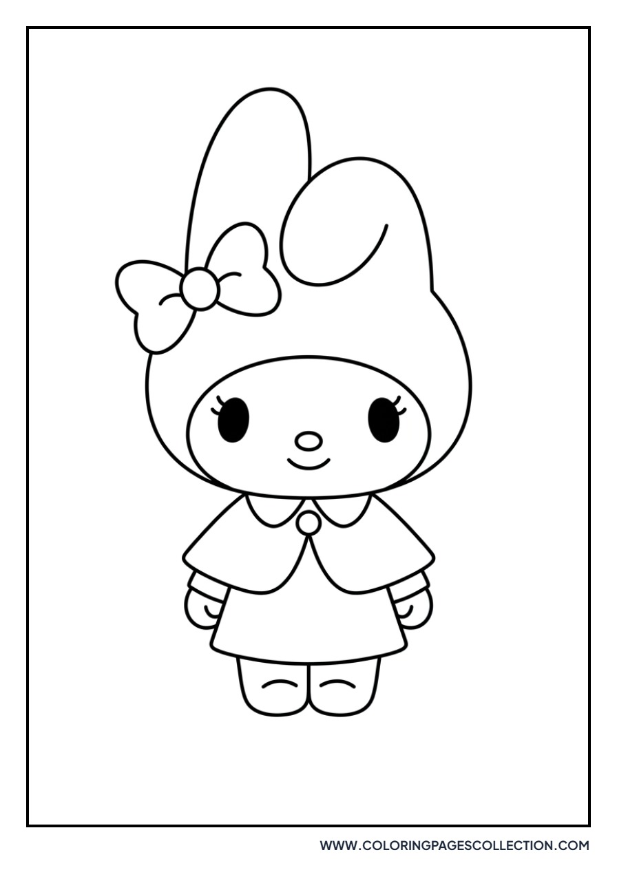 My Melody Wearing a Cape