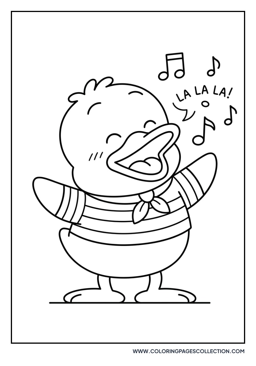 Pekkle the Duck Singing