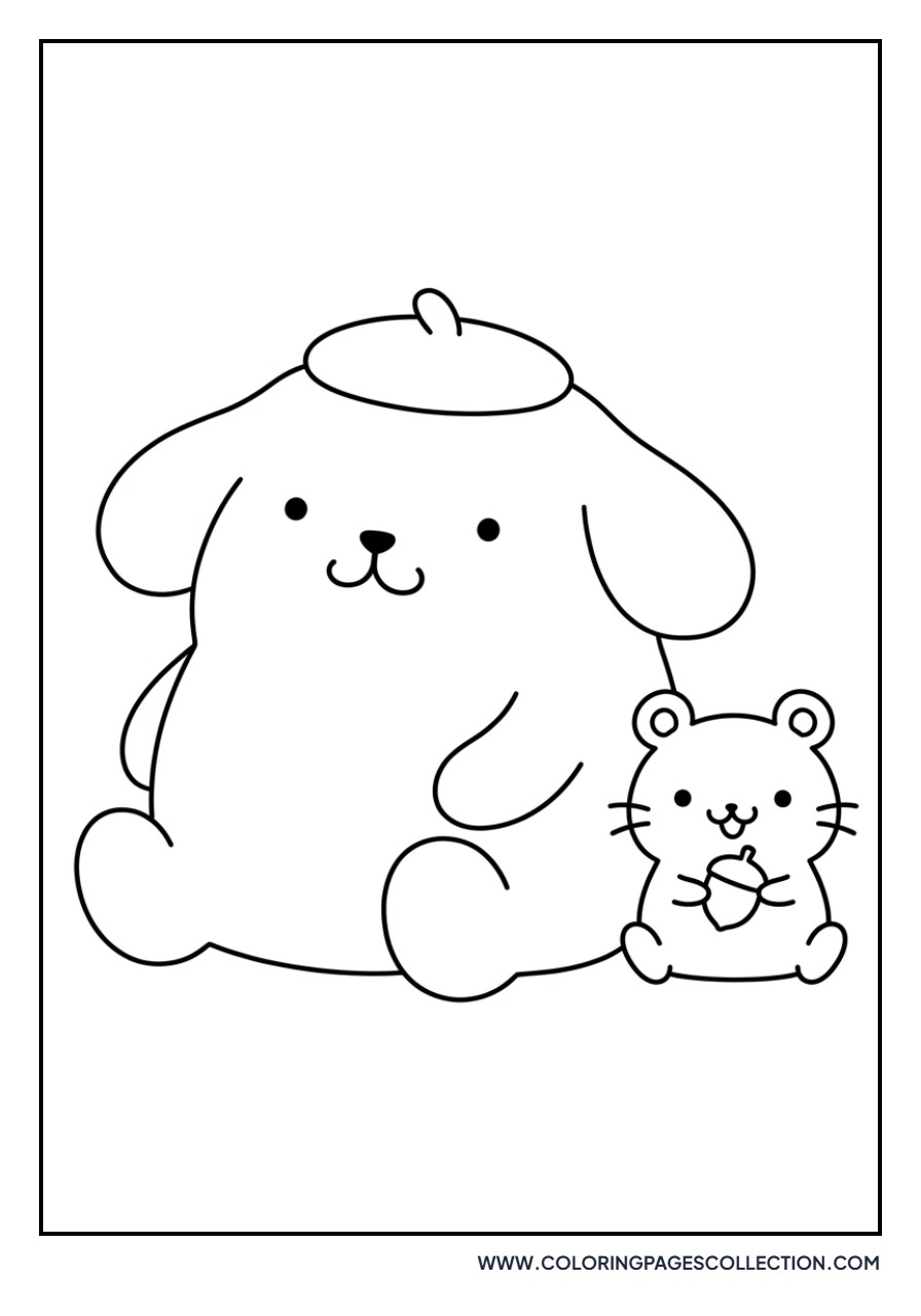 Pompompurin and Muffin