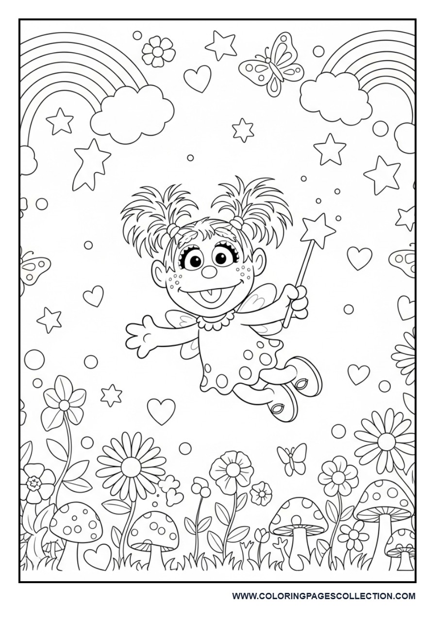 Abby Cadabby's Rainbow Garden
