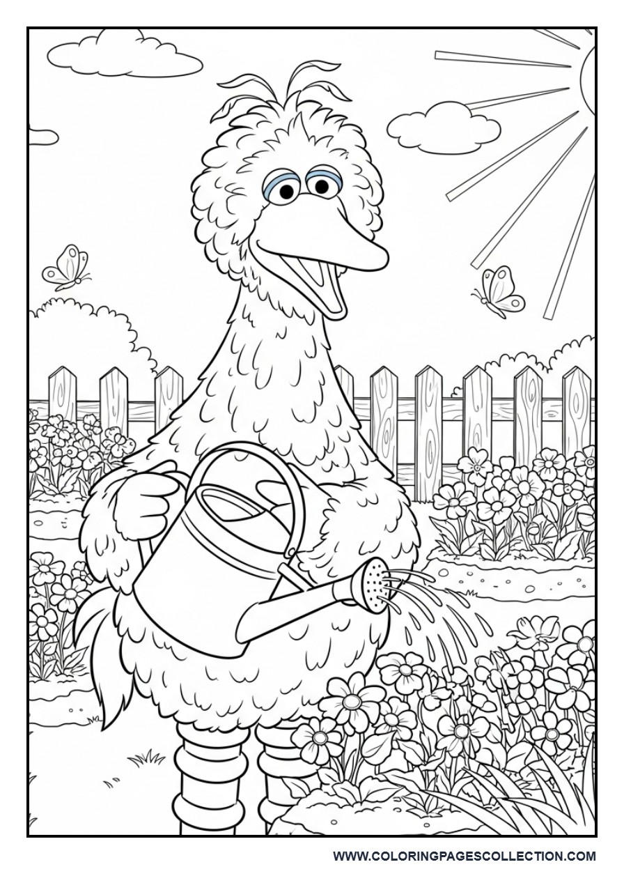 Big Bird Gardening Day