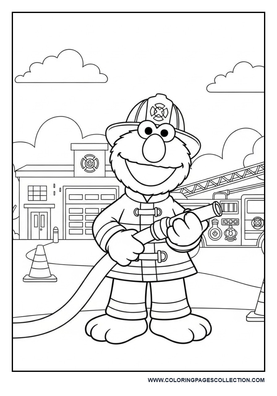 Elmo the Firefighter
