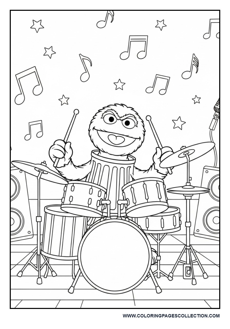 Oscar the Grouch's Music Band