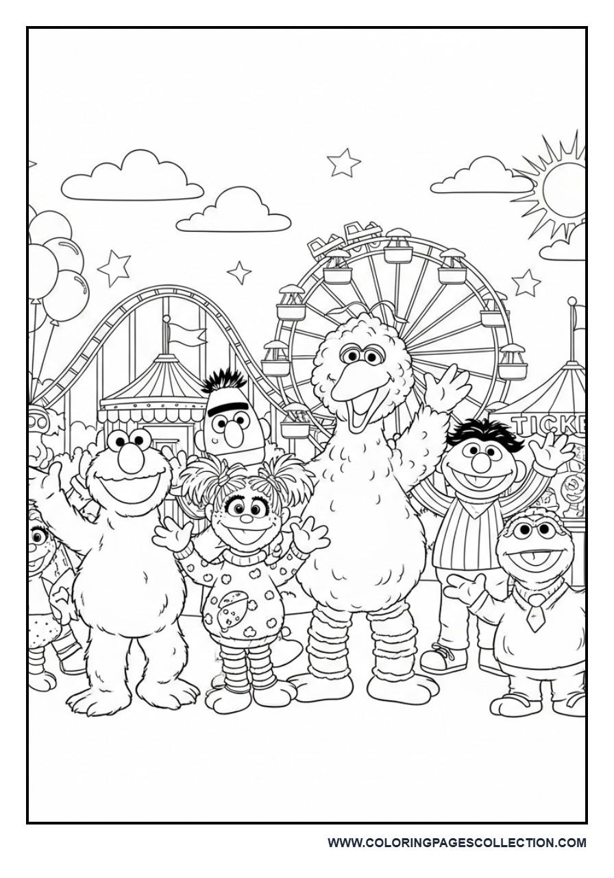 Sesame Street Amusement Park Adventure