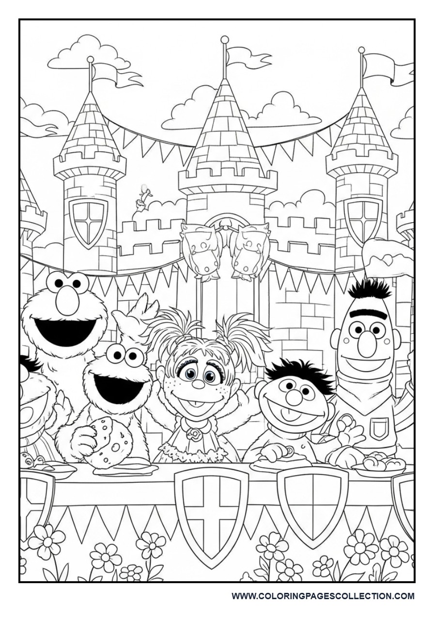 Sesame Street Medieval Castle Festival