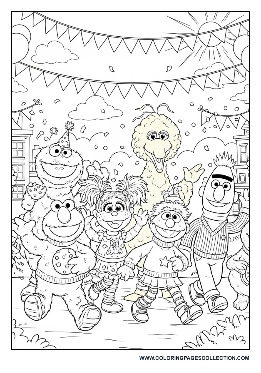 Sesame Street Parade Celebration