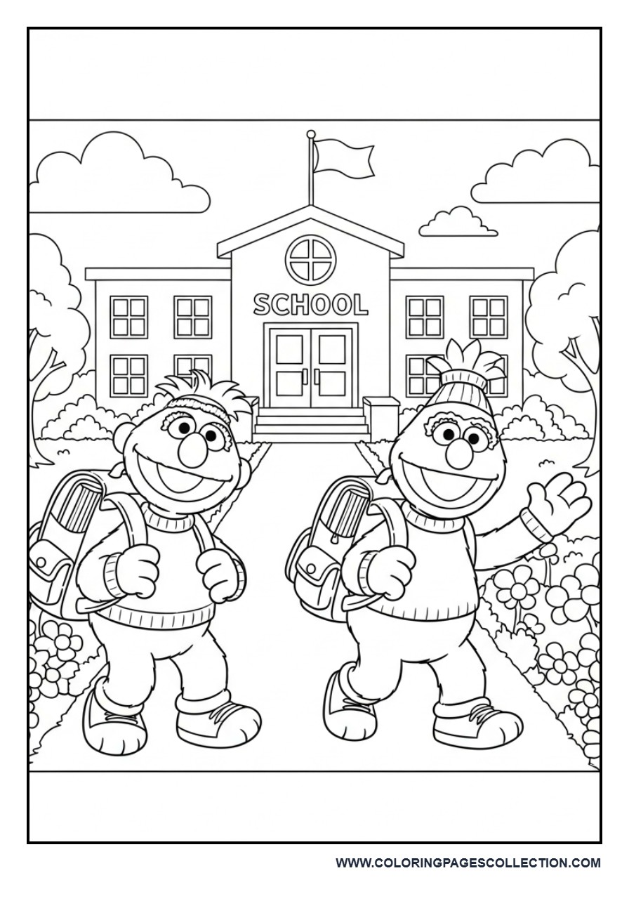 Sesame Street School Day Adventure