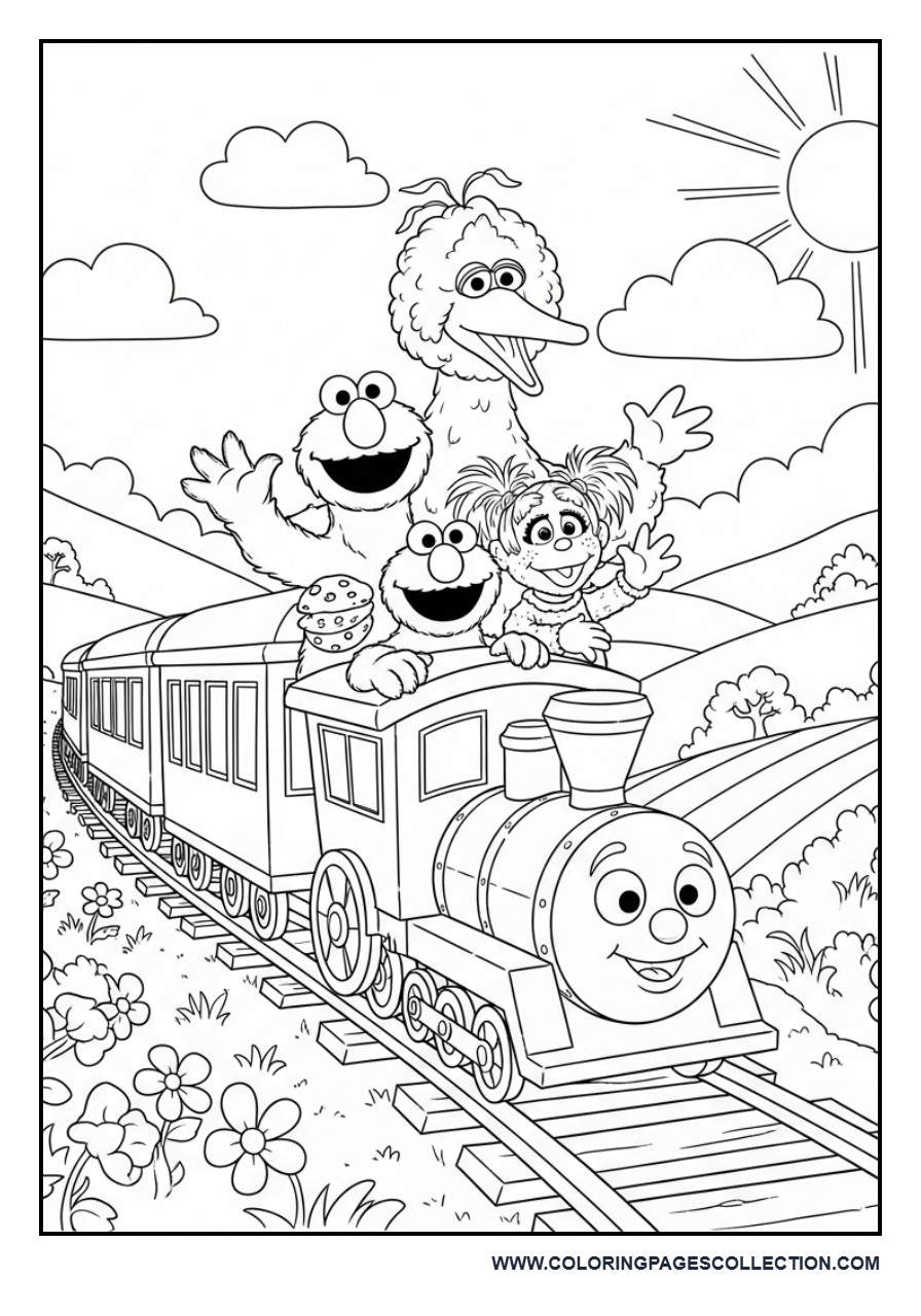 Sesame Street Train Ride