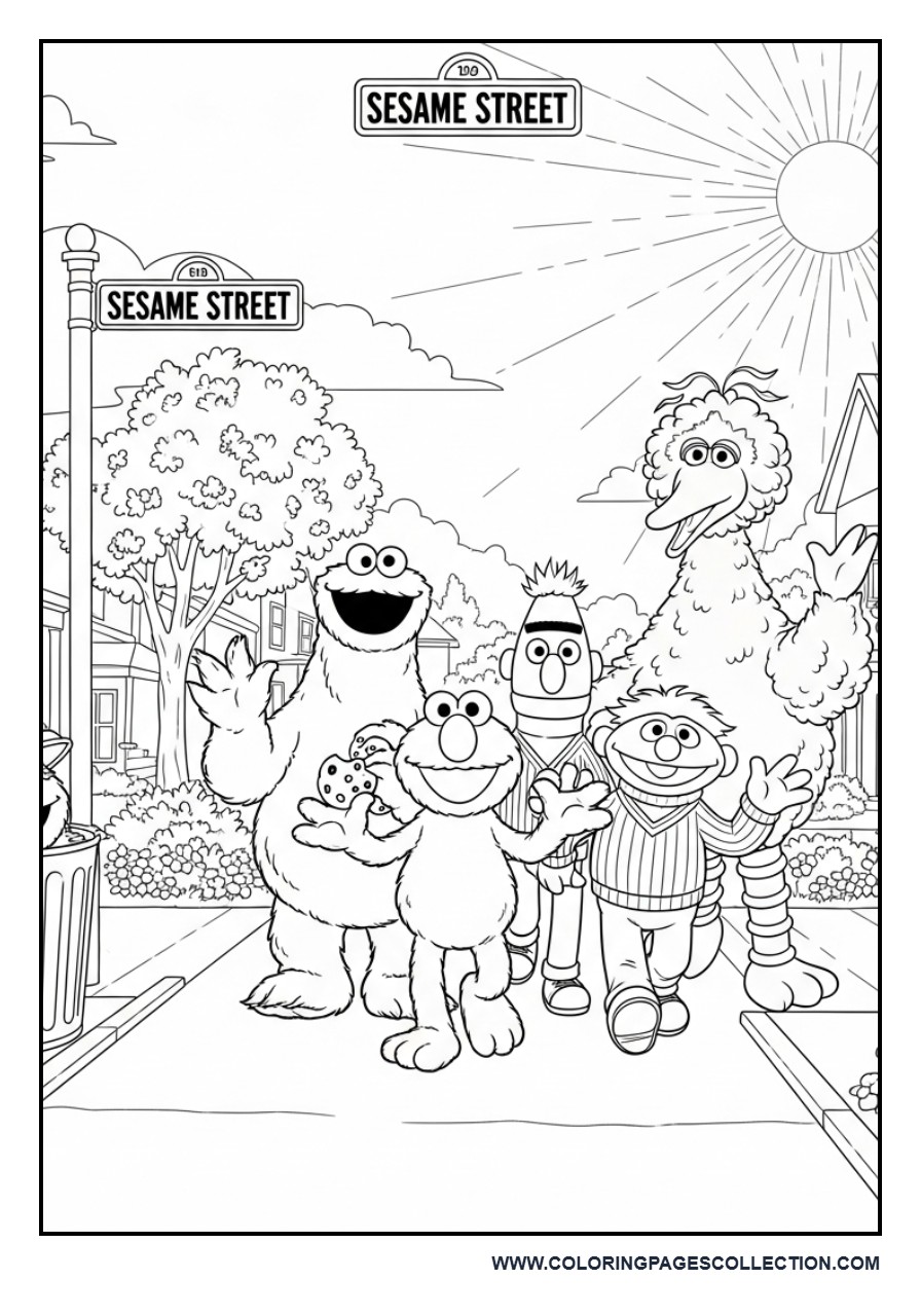 Walking Down Sesame Street