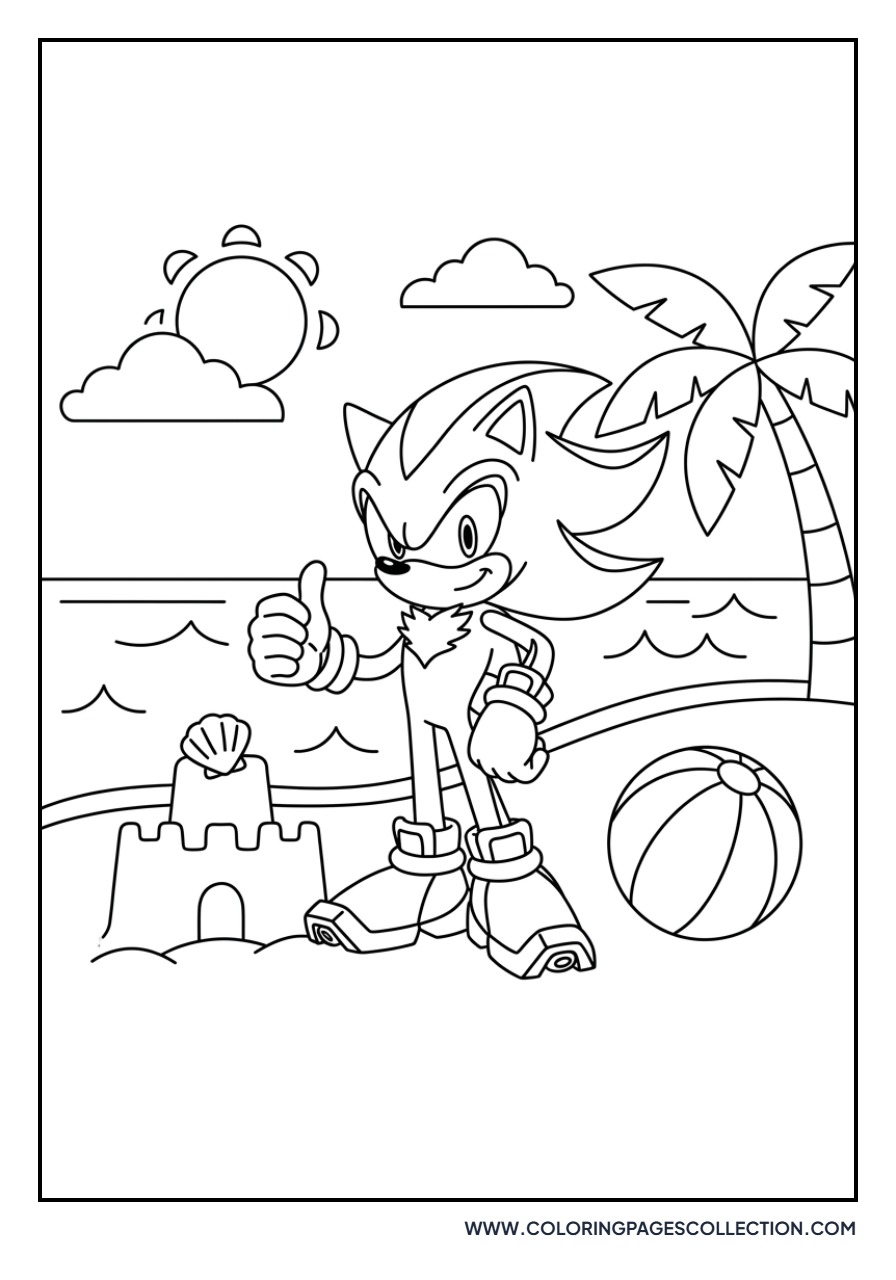 Shadow at the Beach