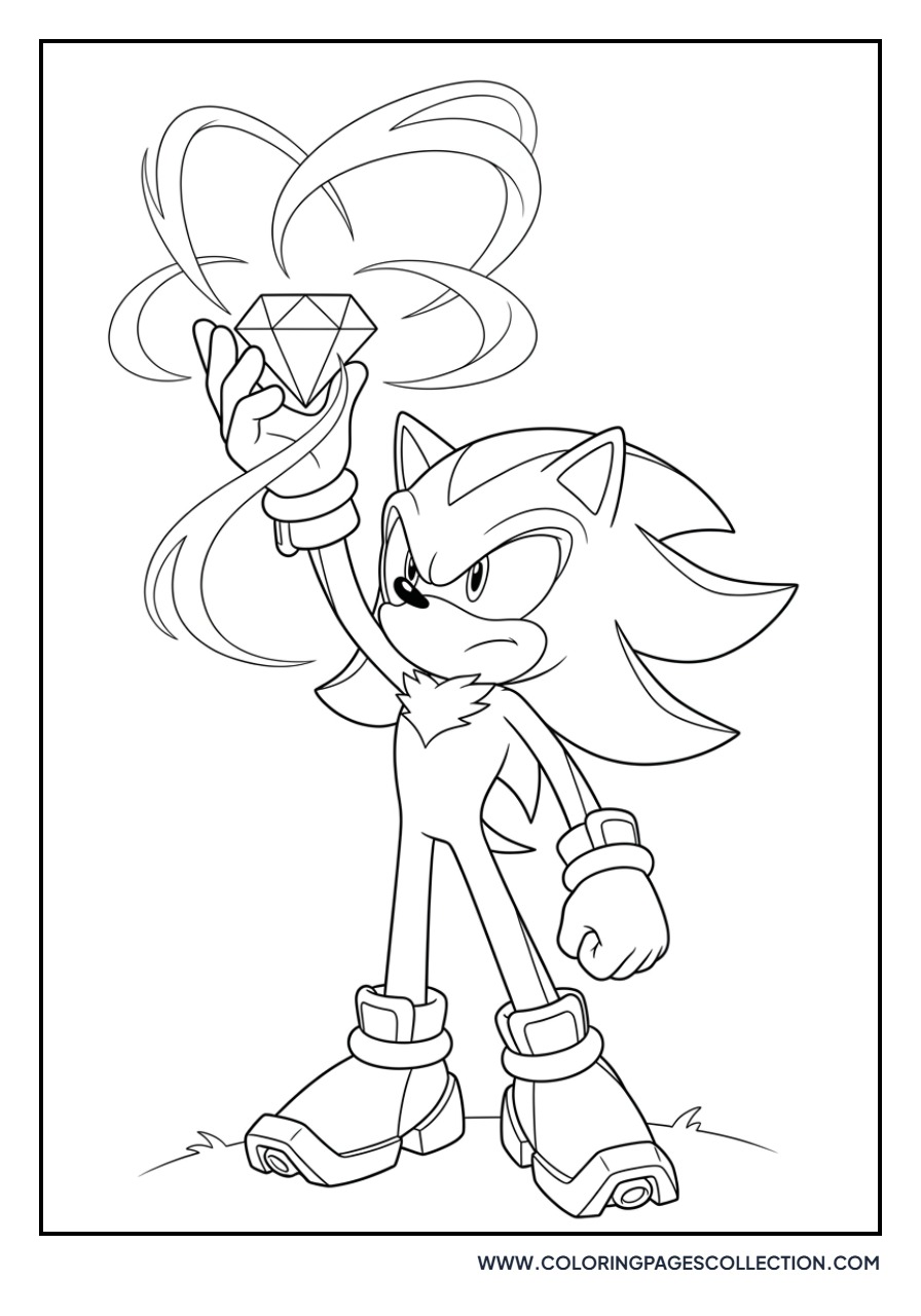 Shadow Holding Chaos Emerald