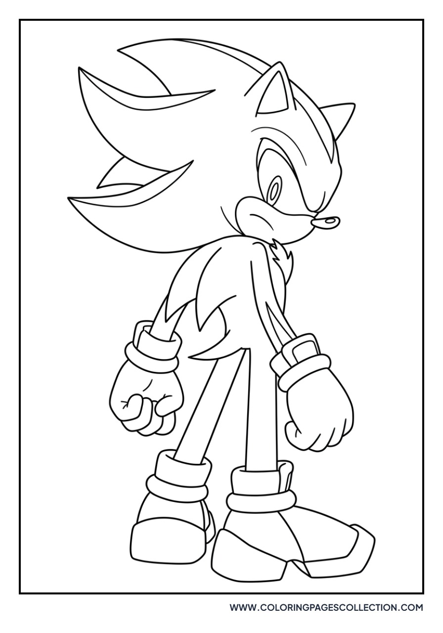 Shadow Looking over Shoulder