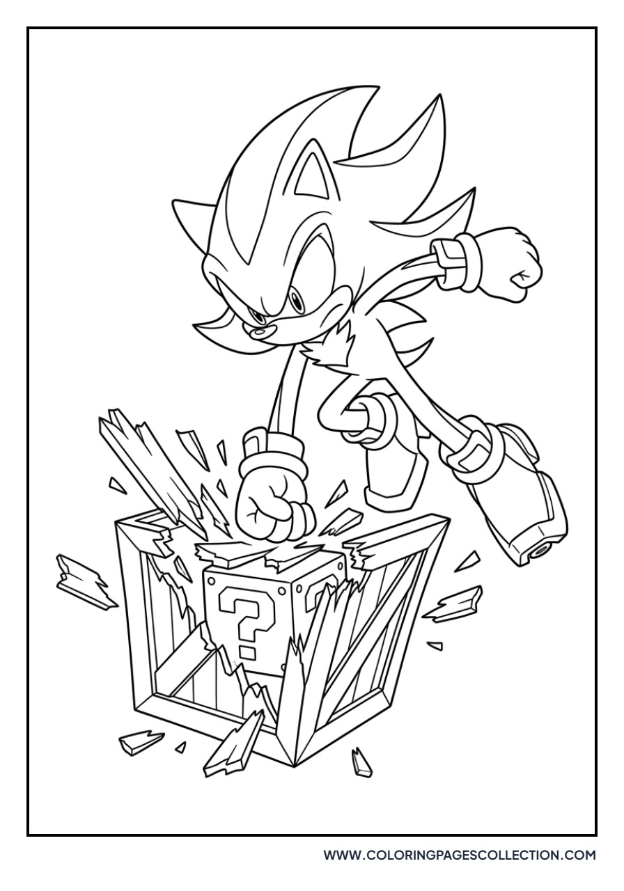 Shadow Smashing a Crate