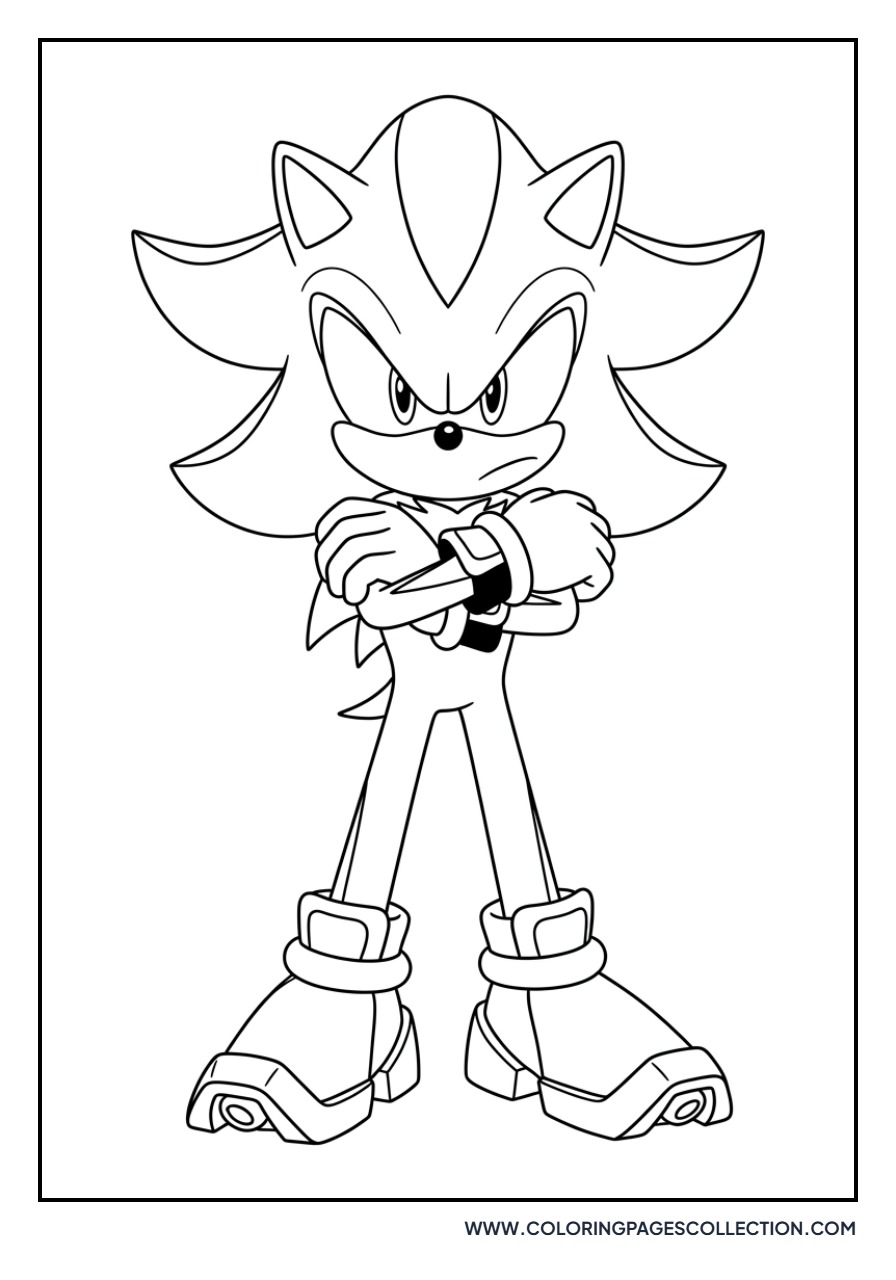Shadow Standing Heroically