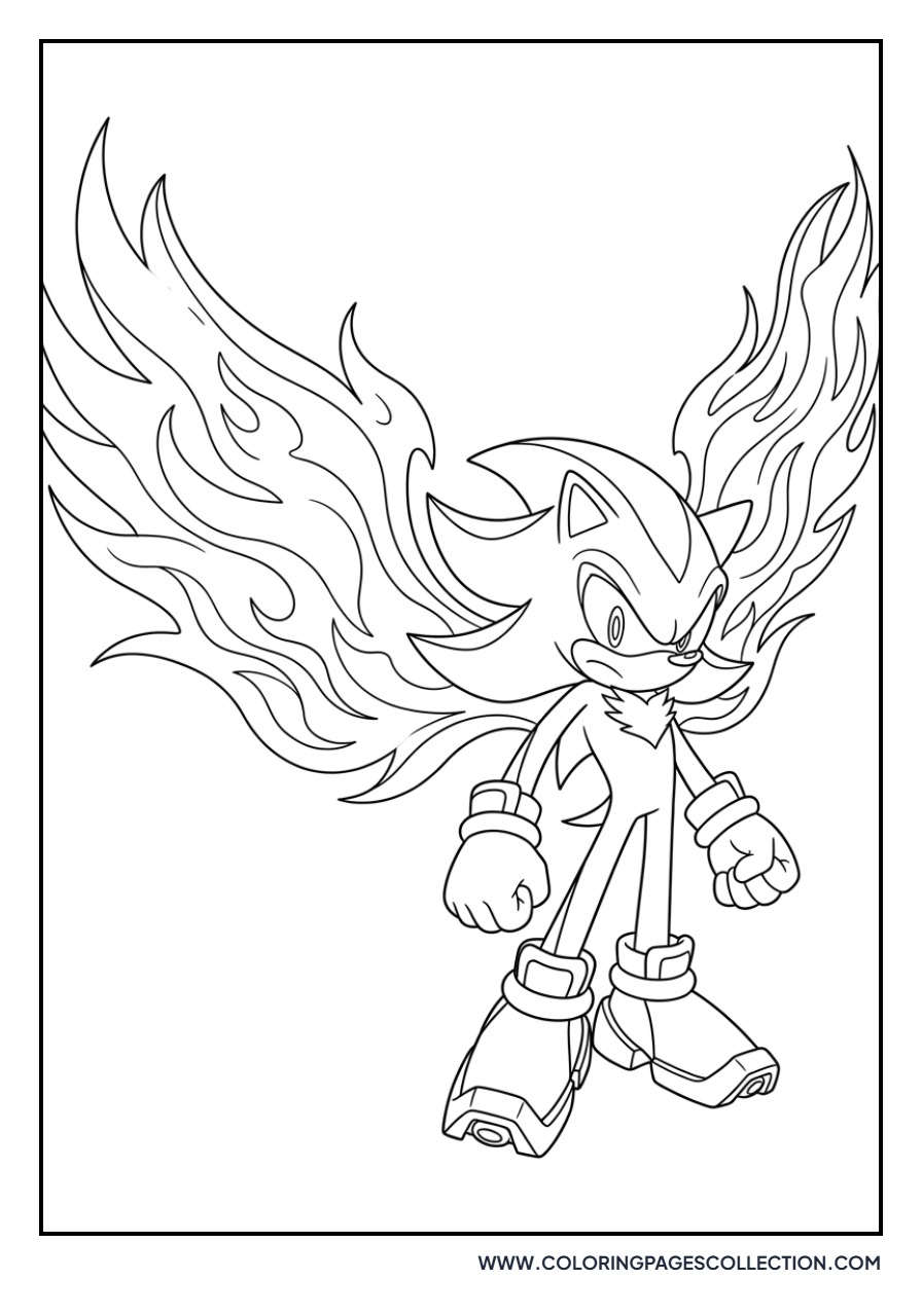 Shadow with Chaos Energy Wings