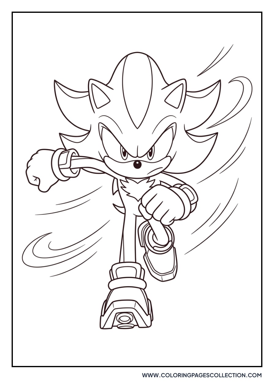 Shadow's Determined Sprint