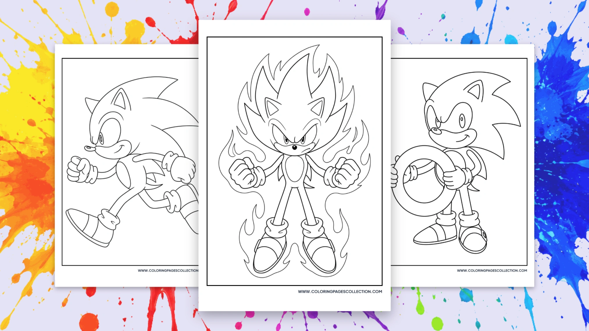 20+ Free Printable Silver the Hedgehog Coloring Pages