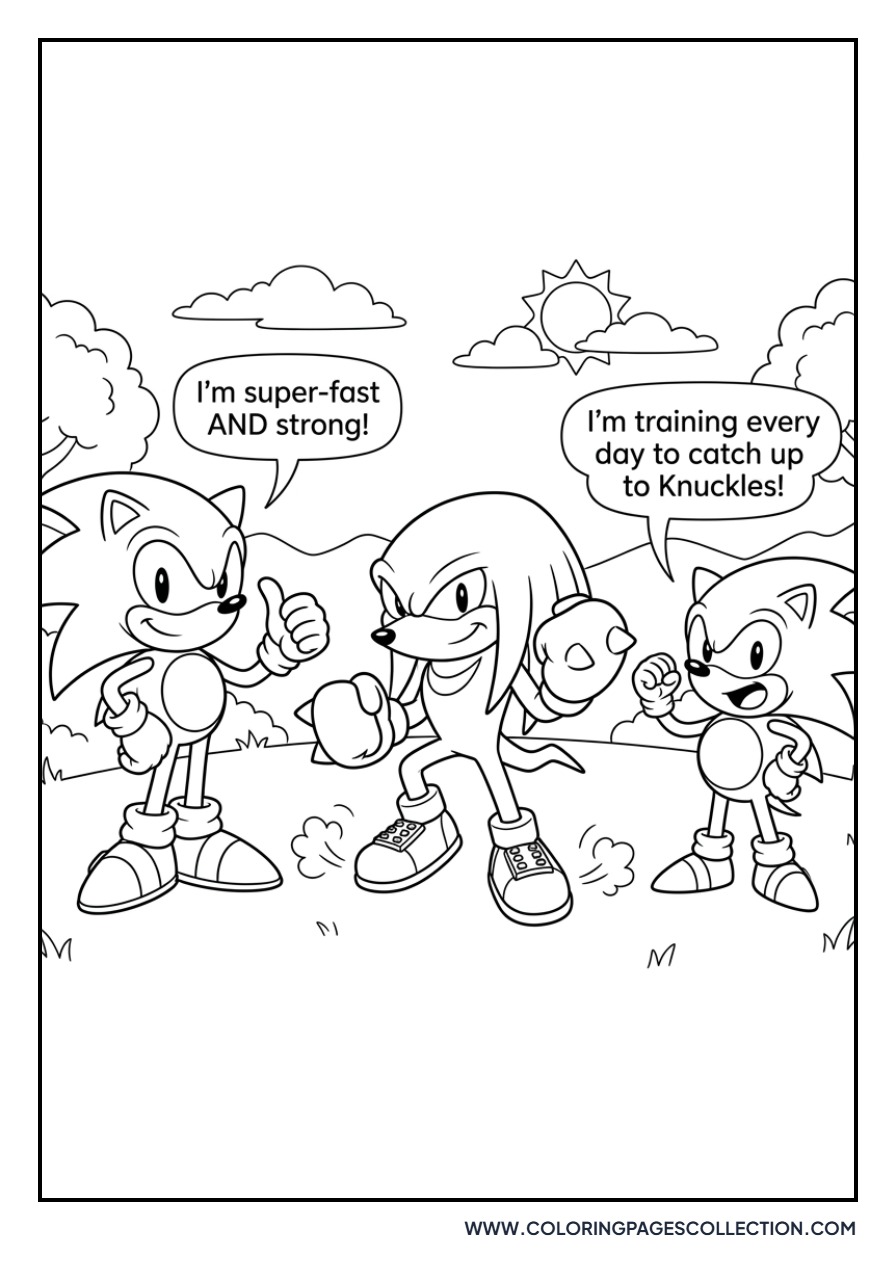 Silver the Hedgehog and Knuckles