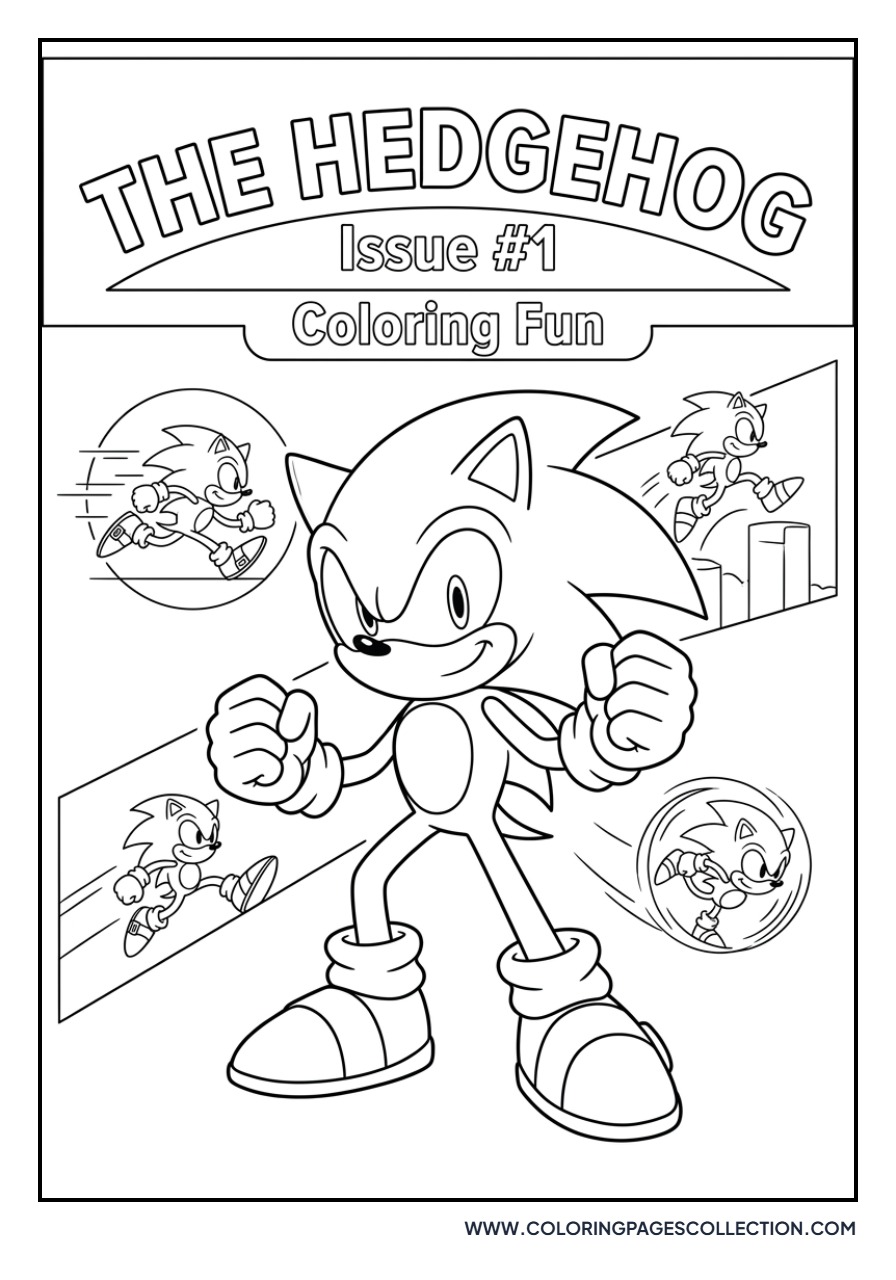Silver the Hedgehog Comic Cover