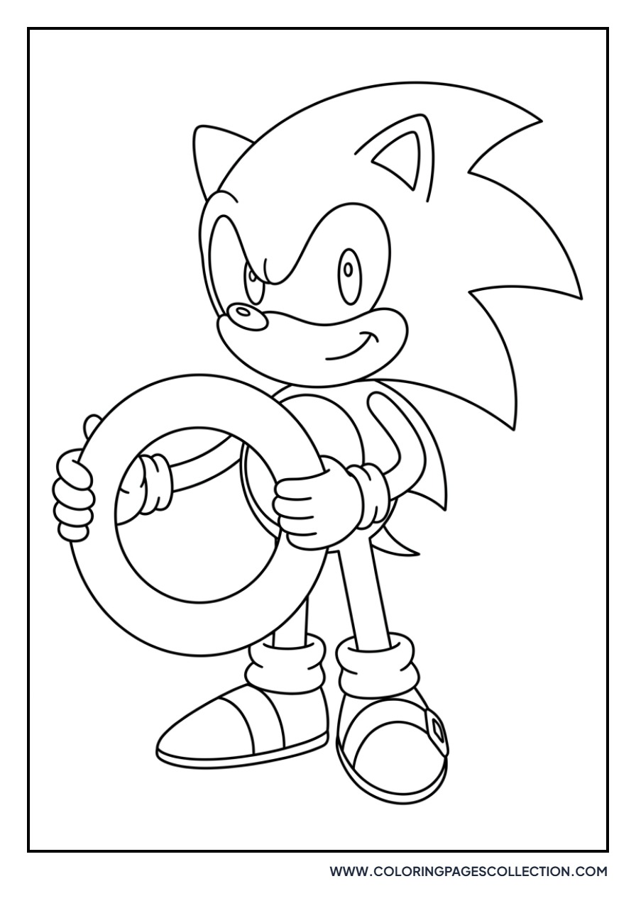 Silver the Hedgehog with a Ring