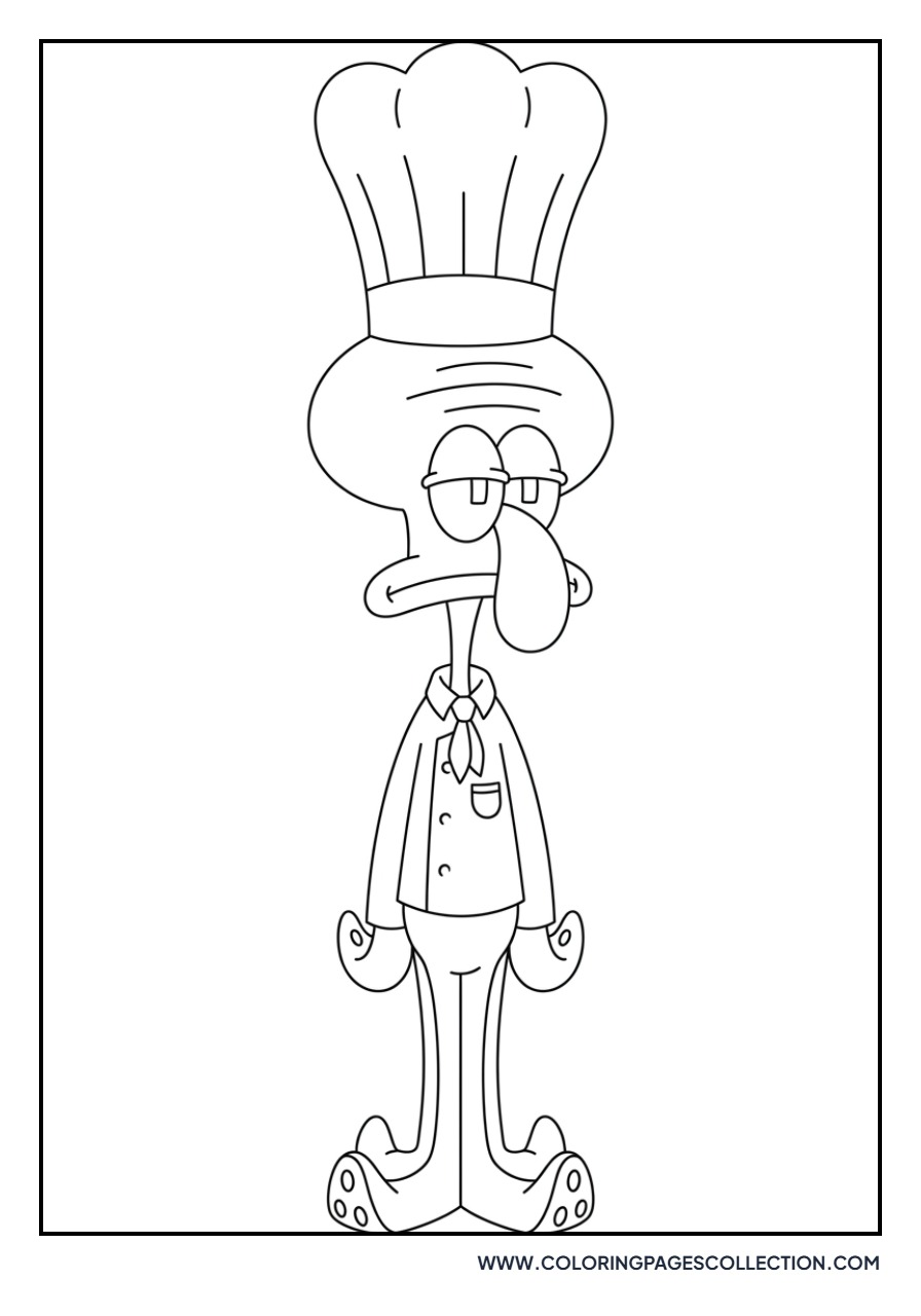 Squidward as a Chef