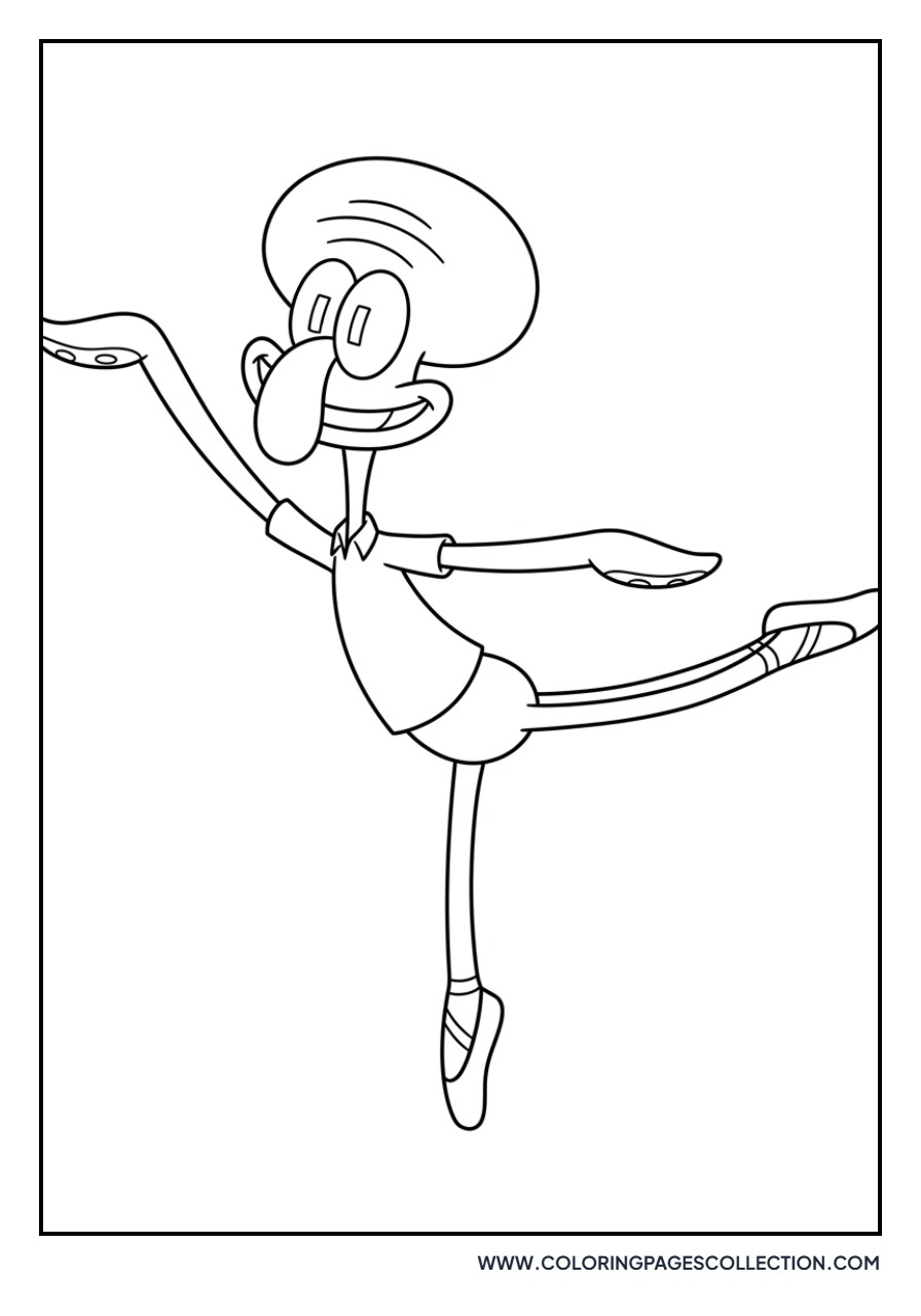 Squidward Dancing Ballet