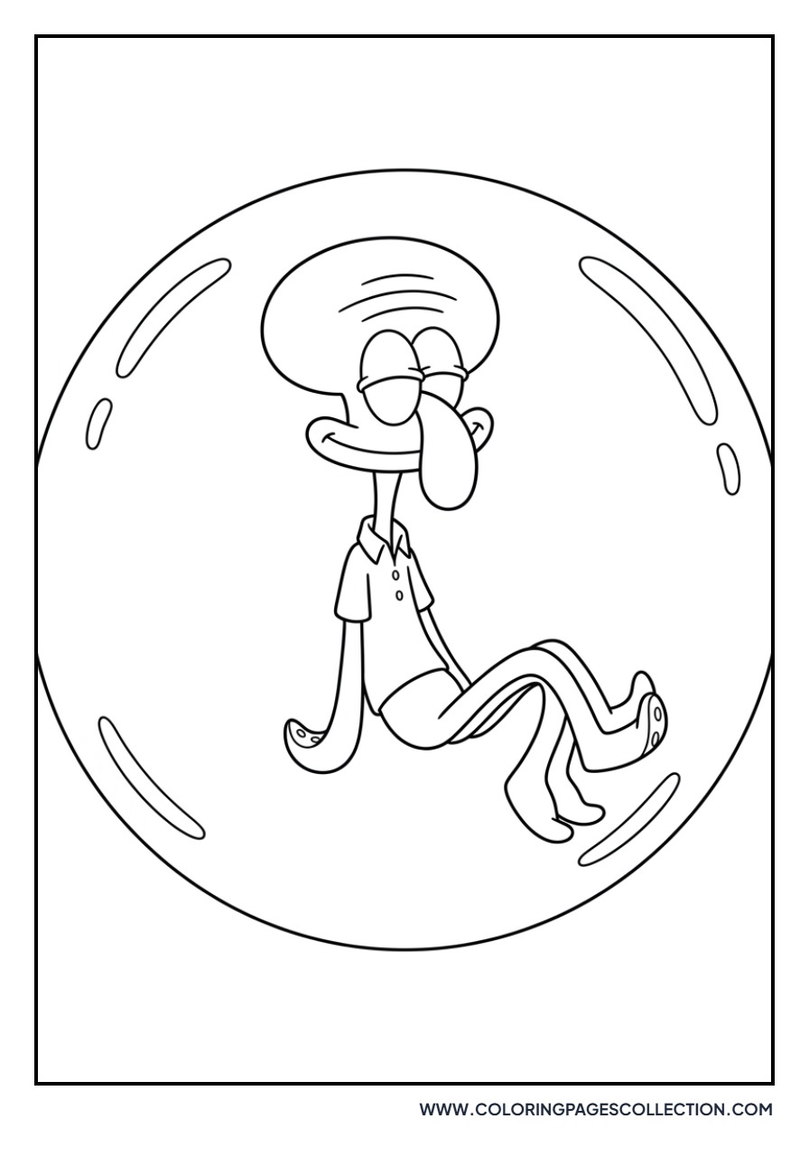 Squidward in a Bubble