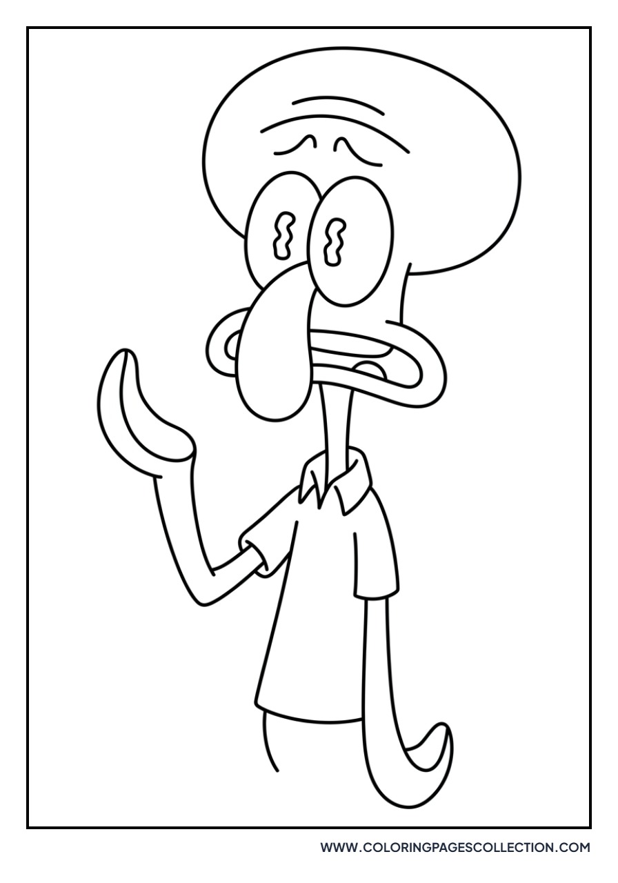 Squidward Looking Confused