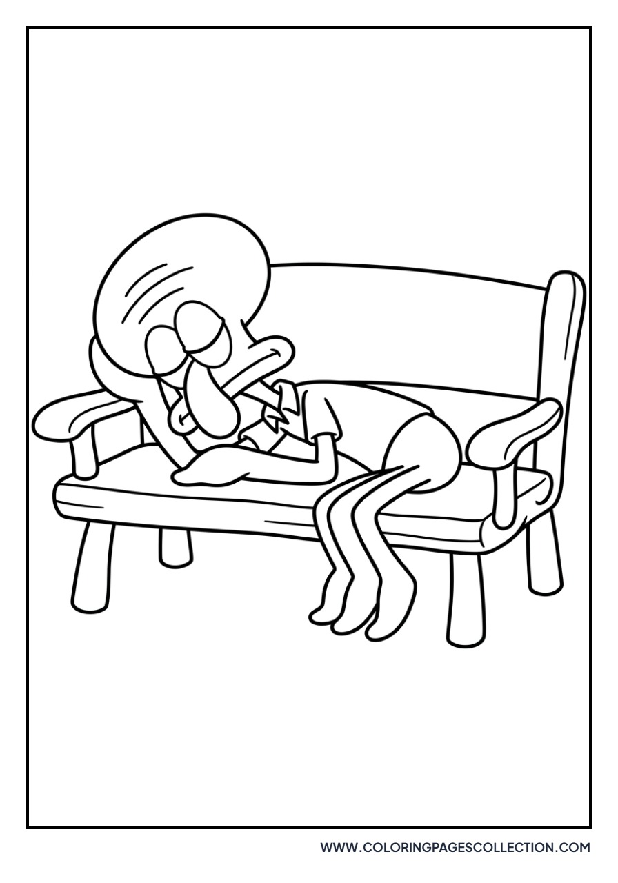 Squidward Taking a Nap