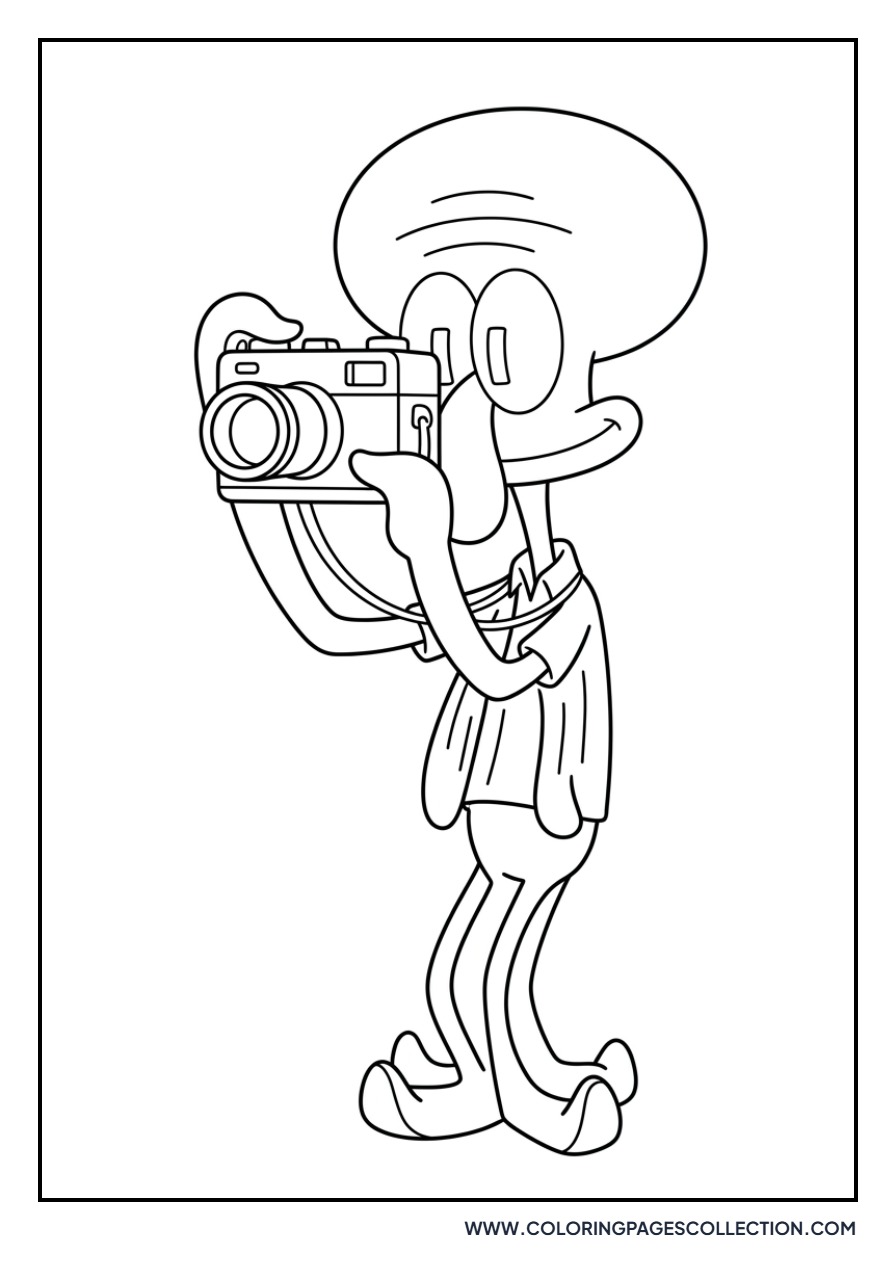 Squidward with a Camera