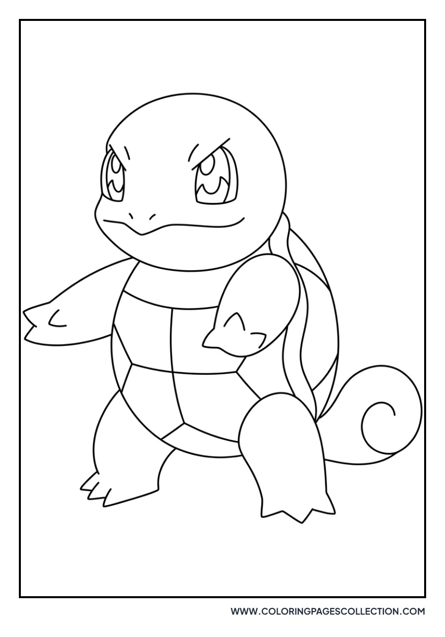 Angry Squirtle Battle Ready
