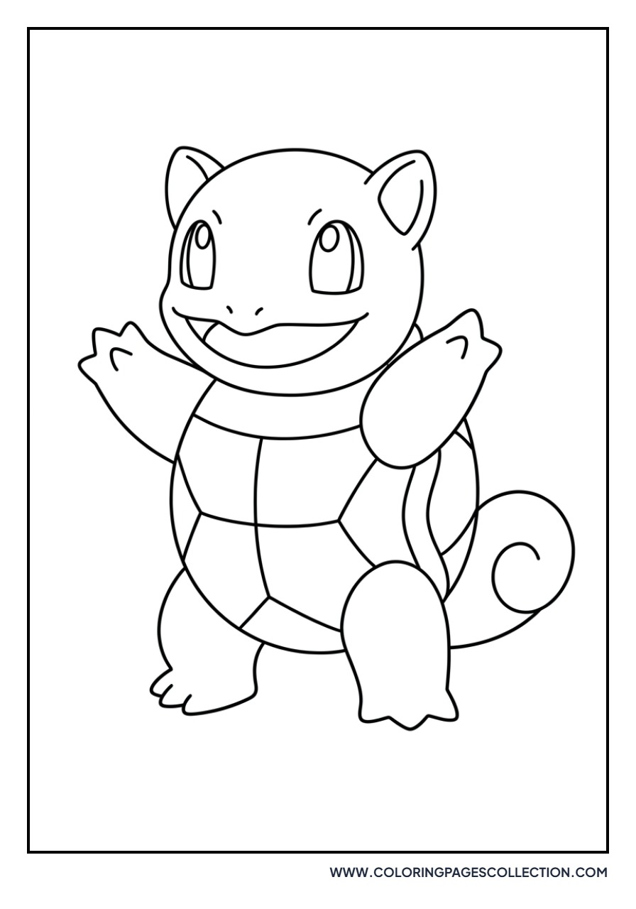 Happy Squirtle Standing