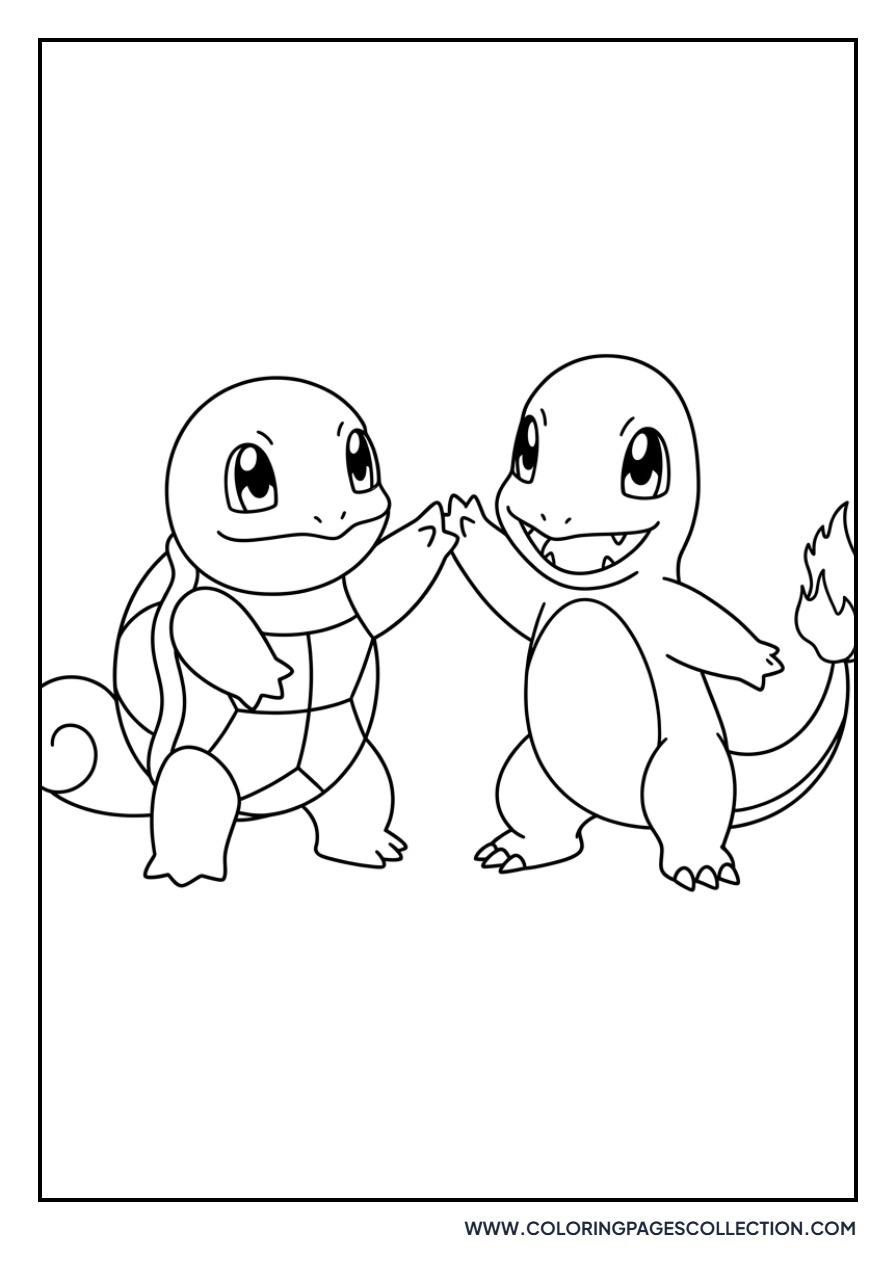 64+ Free Squirtle Coloring Pages (Printable PDF)