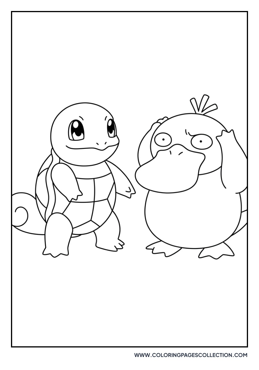 Squirtle and Psyduck