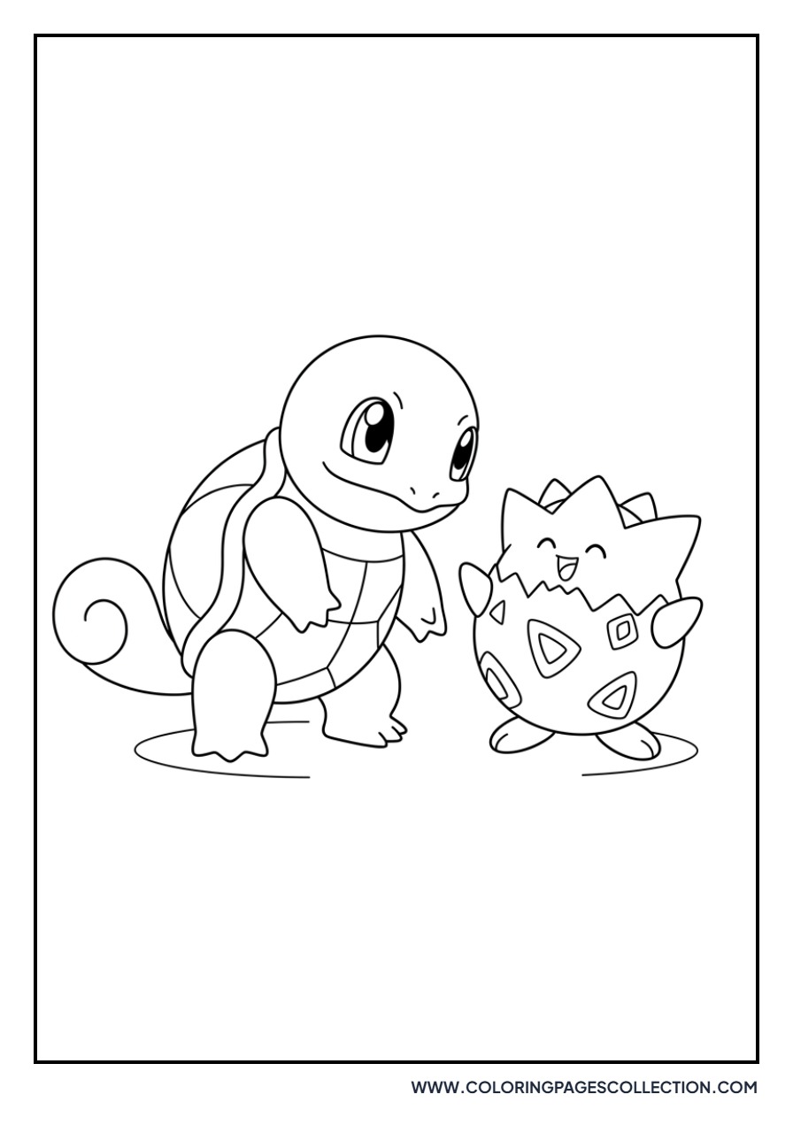 Squirtle and Togepi