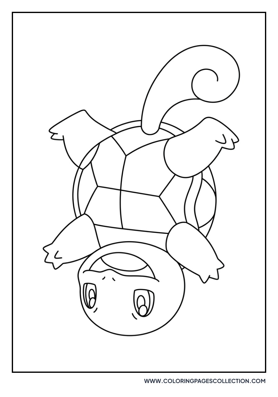 Squirtle Balancing on Shell