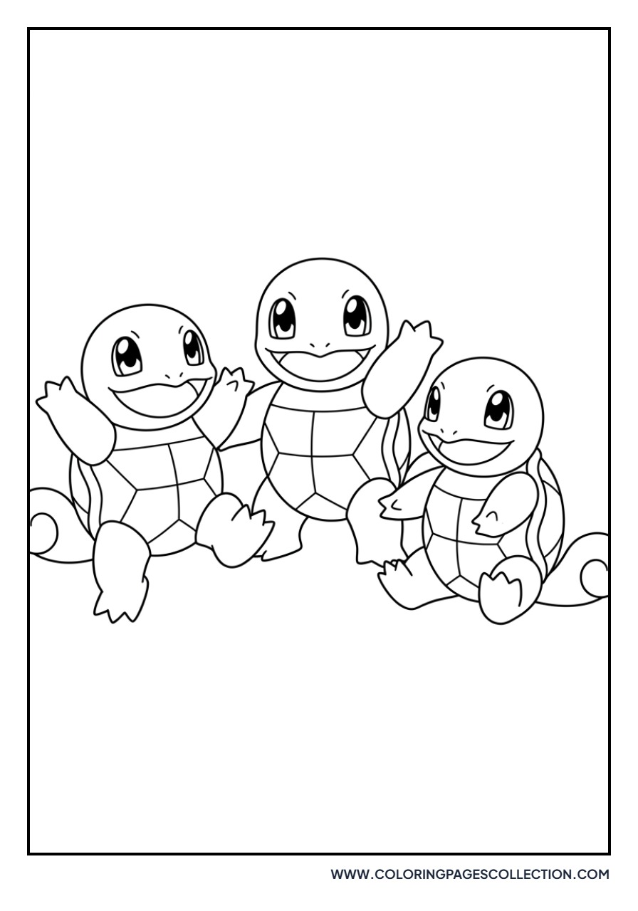 Squirtle Group Portrait