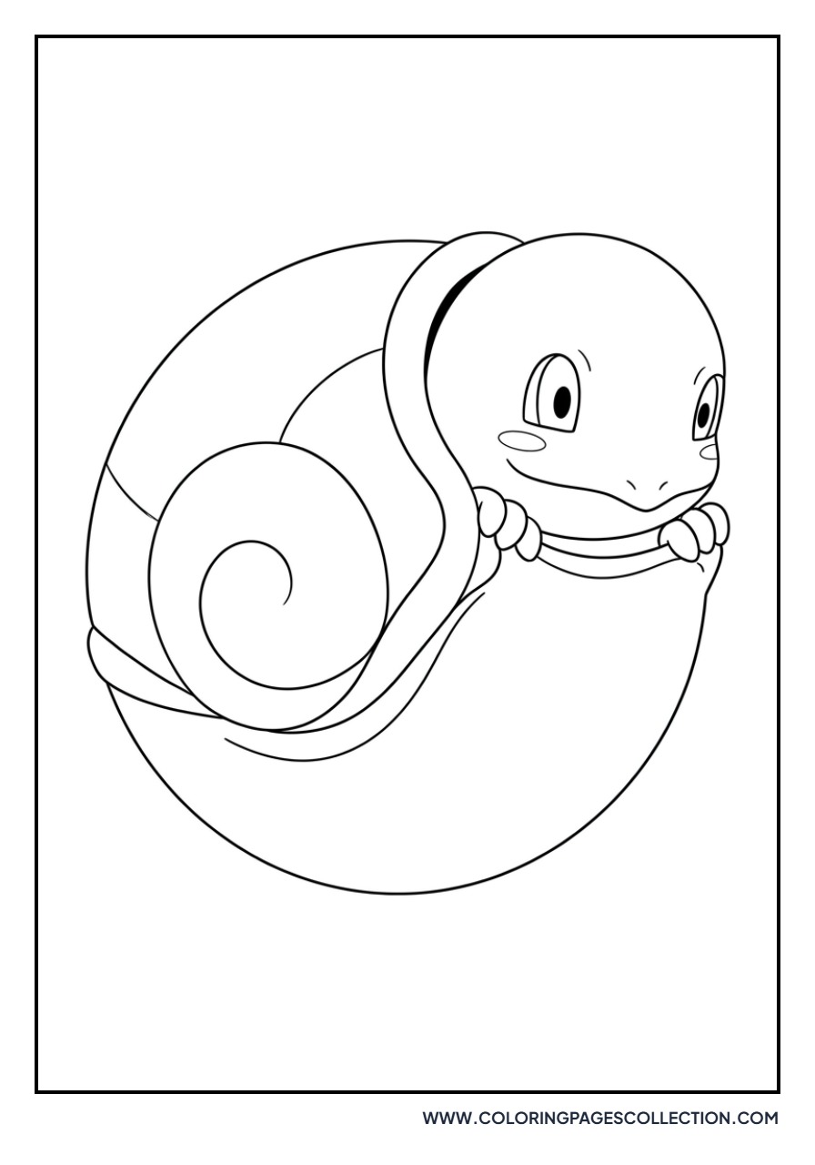 Squirtle Hiding in Shell