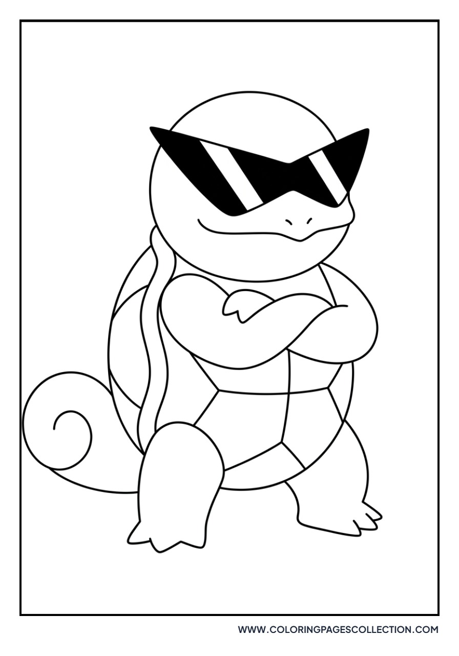 64+ Free Squirtle Coloring Pages (Printable PDF)