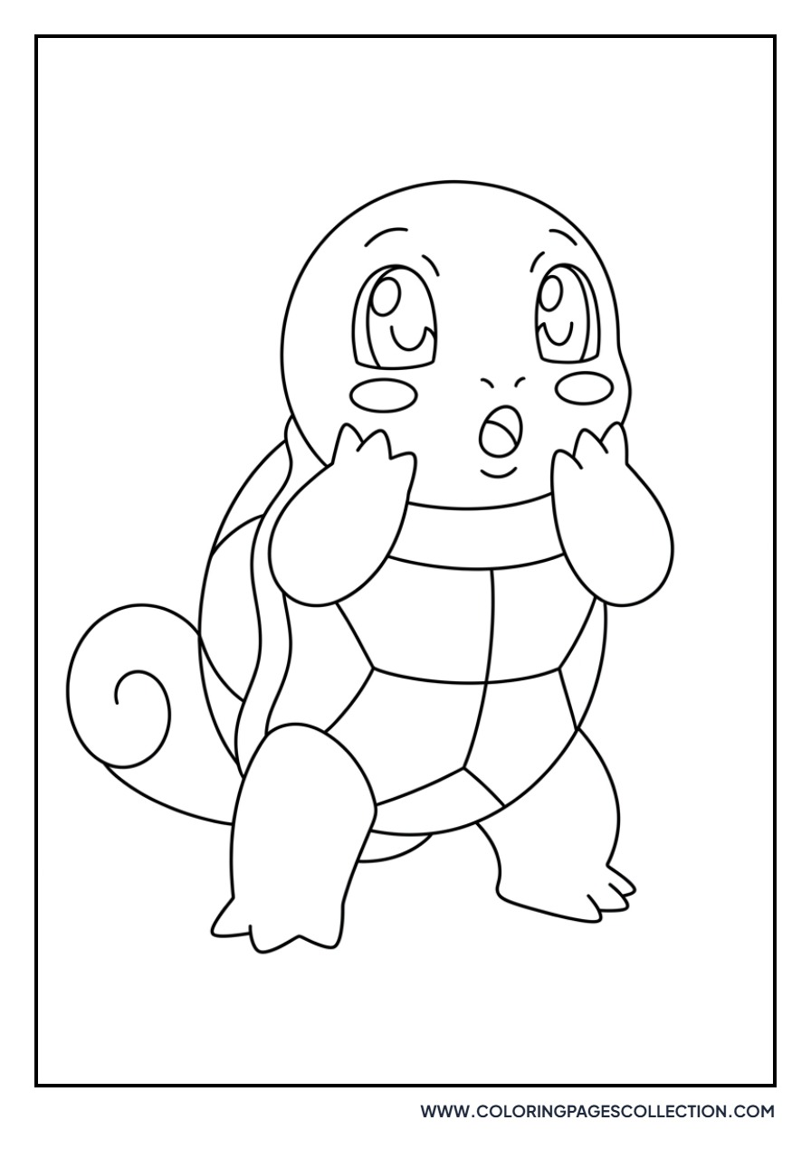 Squirtle Surprised Face