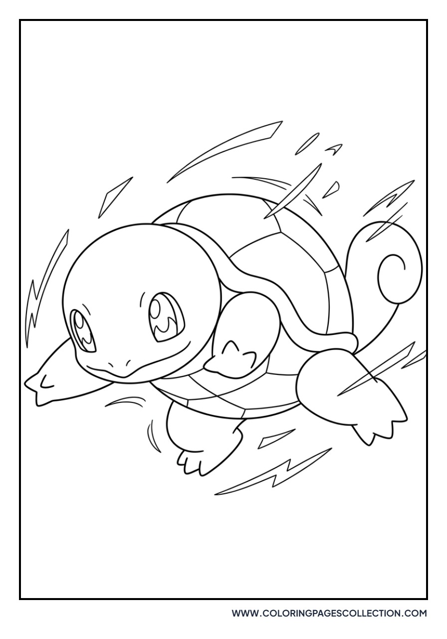 Squirtle Using Skull Bash