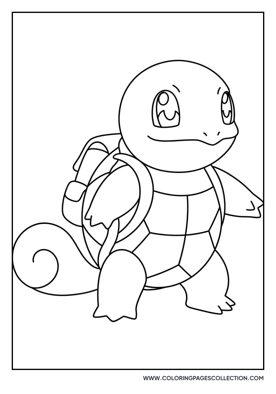 Squirtle with a Backpack
