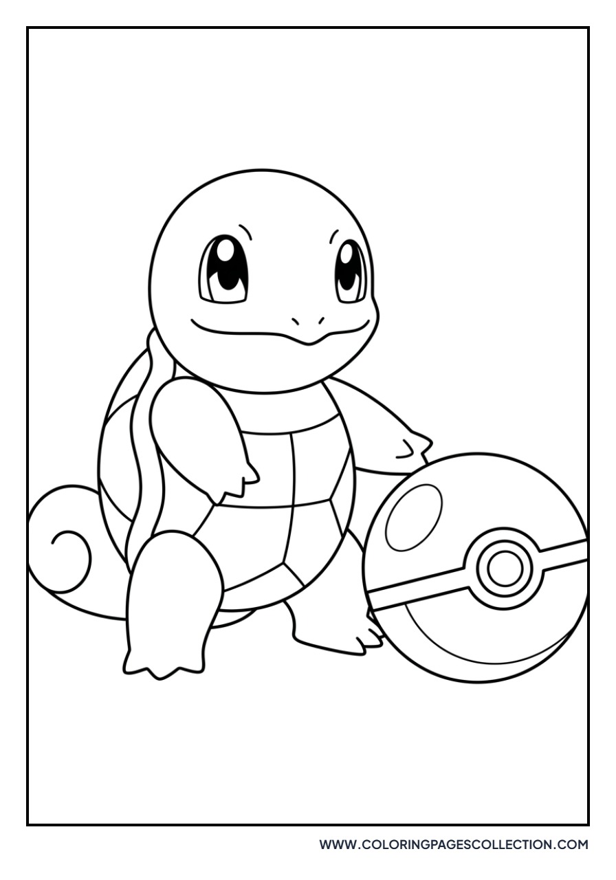 Squirtle with a Poké Ball