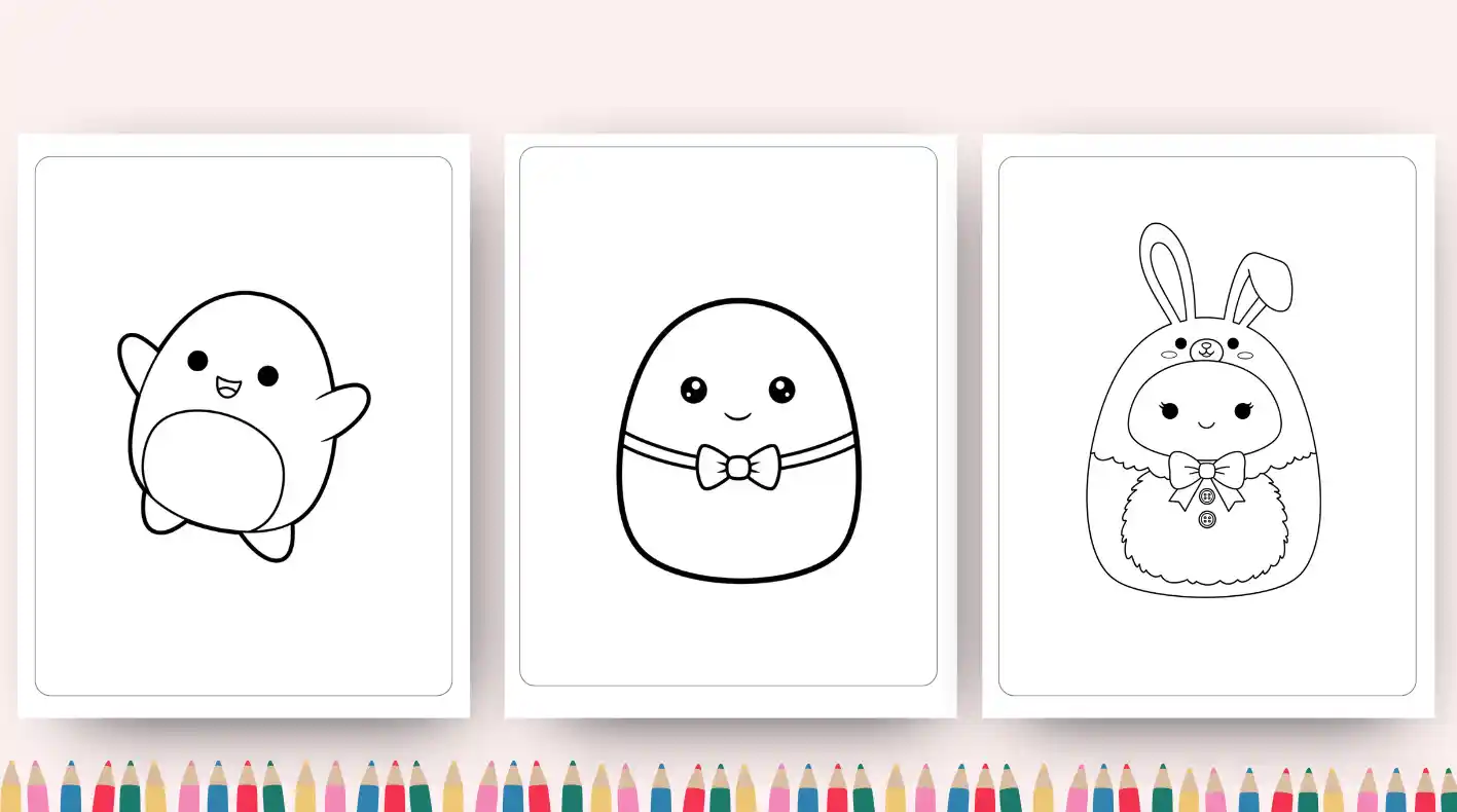 squishmallow coloring pages