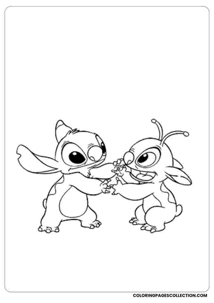 40 Cute Stitch Coloring Pages Free Printable PDF Coloring Sheets