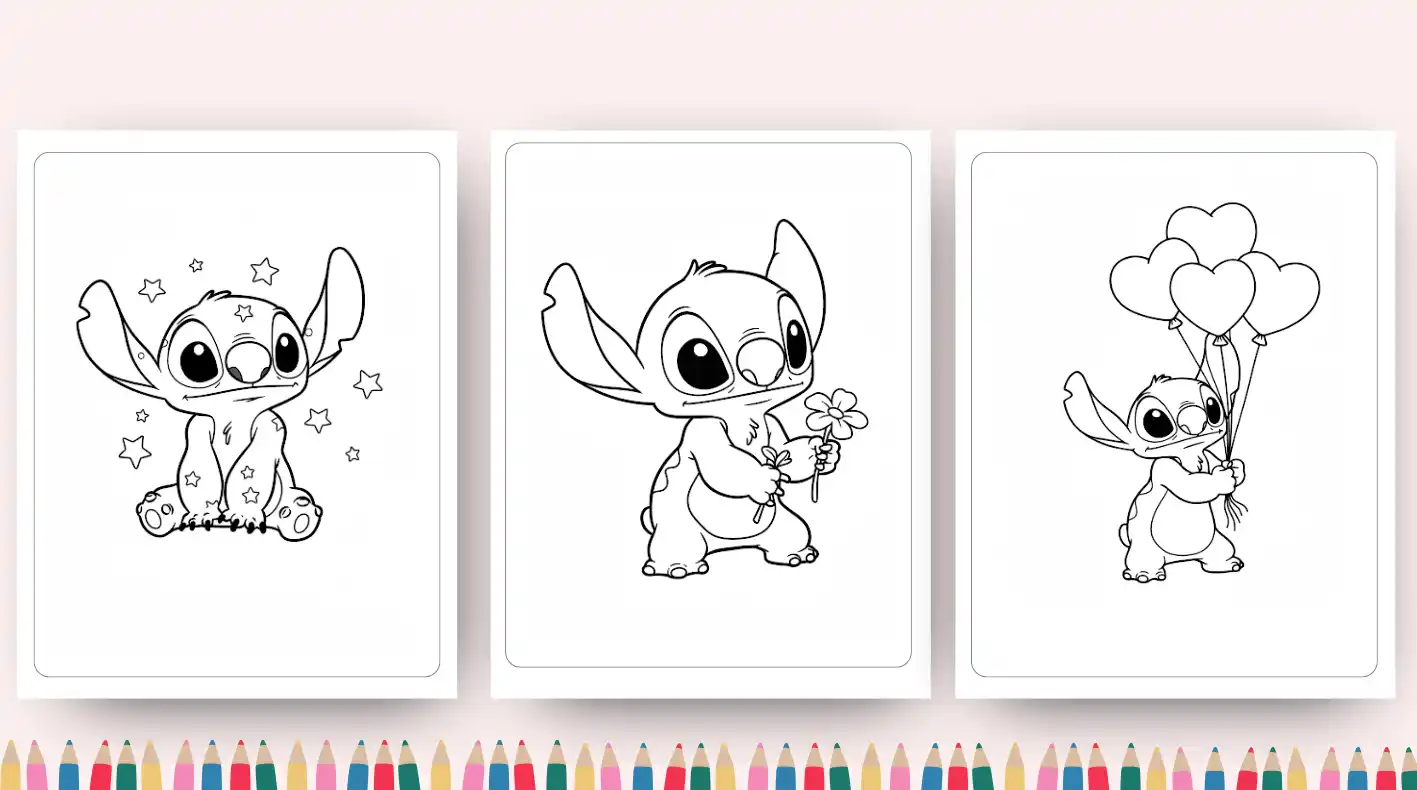 stitch coloring pages