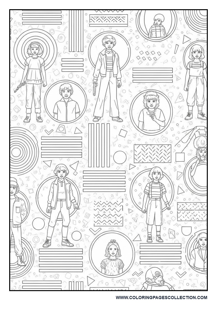 80s Retro Pattern Page